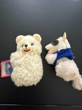 VTG Pencil Hugger Clip On Grabber Snuggle Bear with tag Spud Mackenzie Bud Light